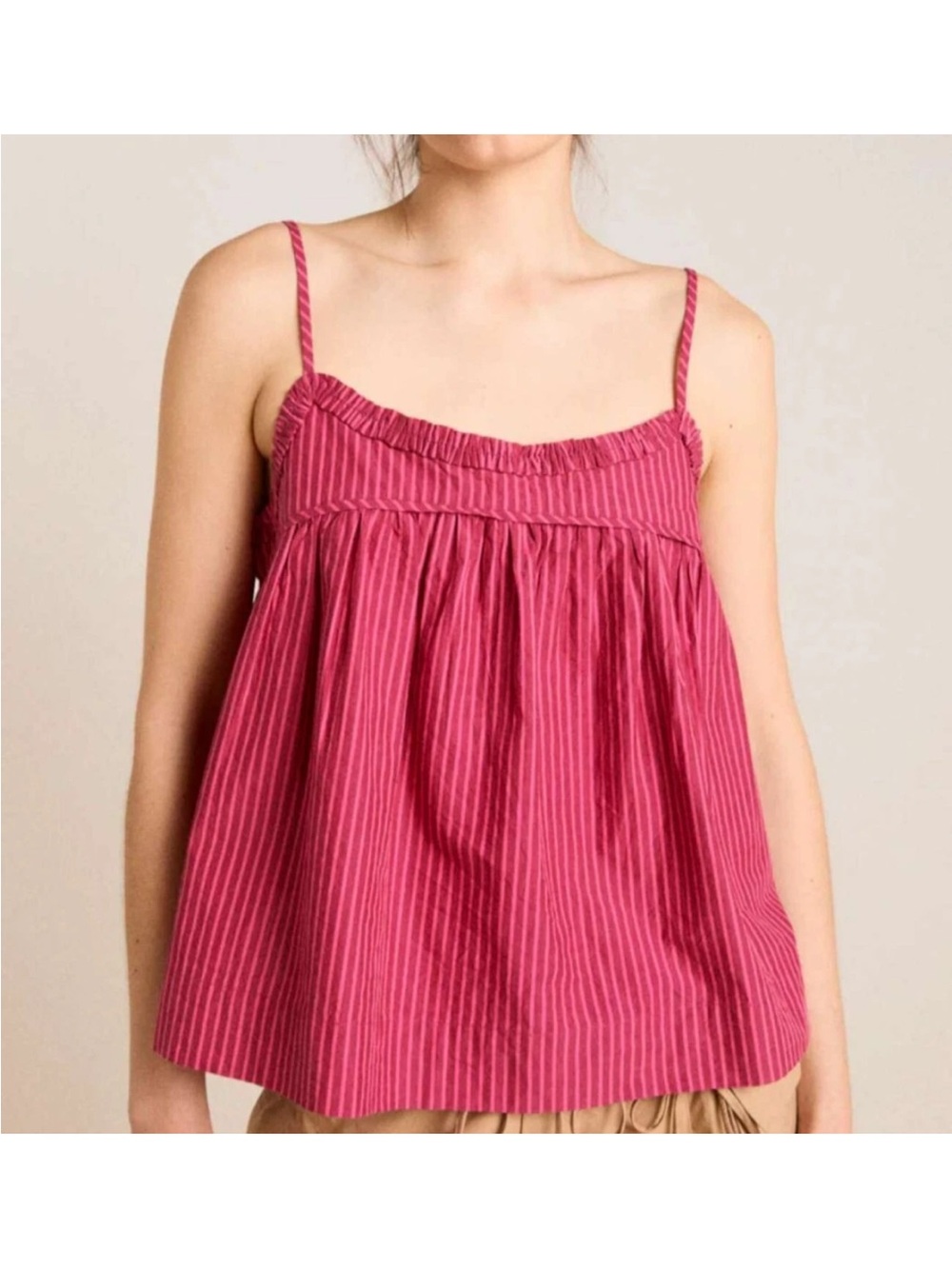 NWT Damson Madder Flynn Cami Berry Business Organic Cotton Summer Top